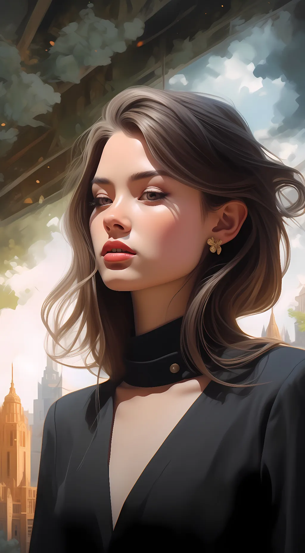 ai character: Madeline  background