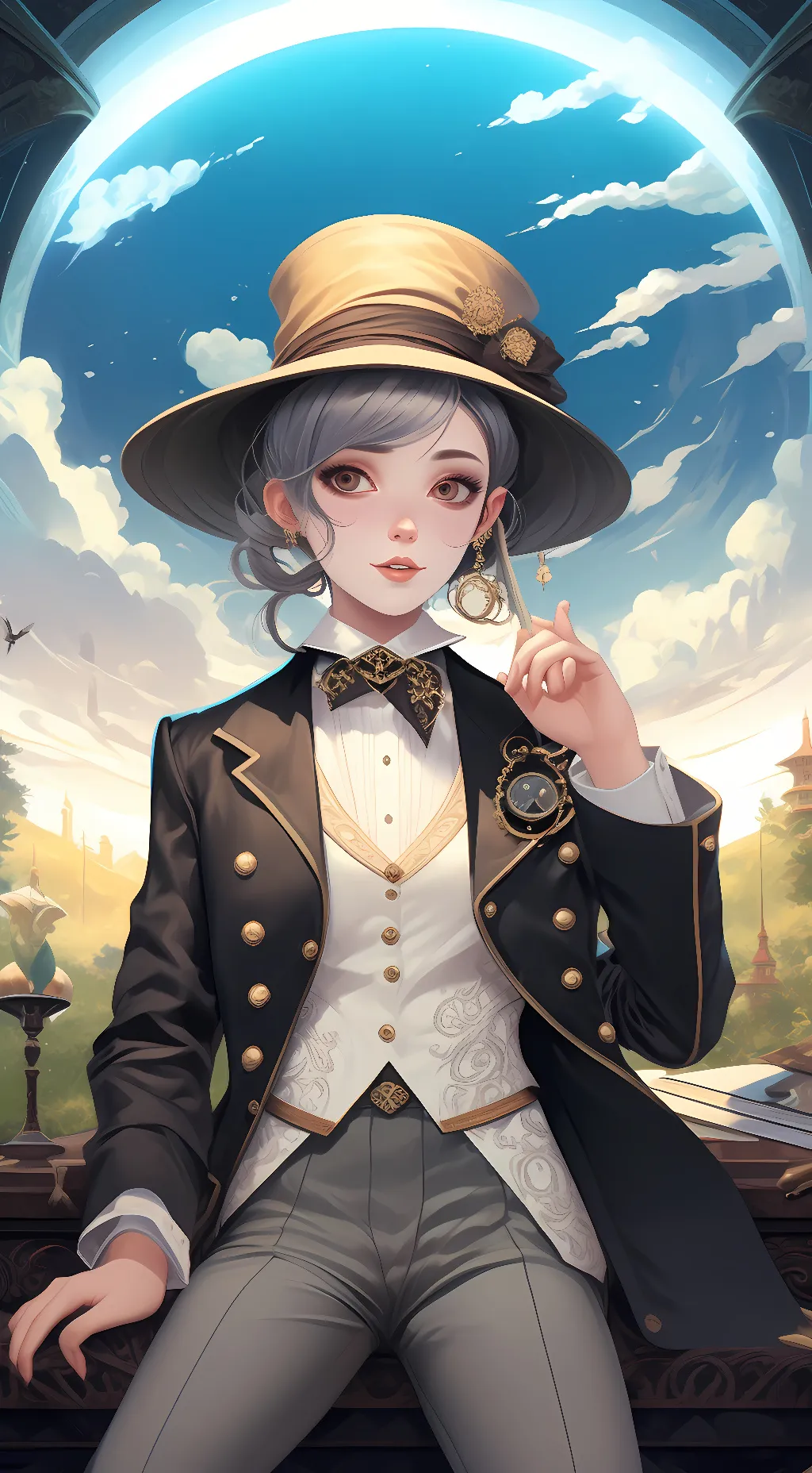 ai character: Maxin background