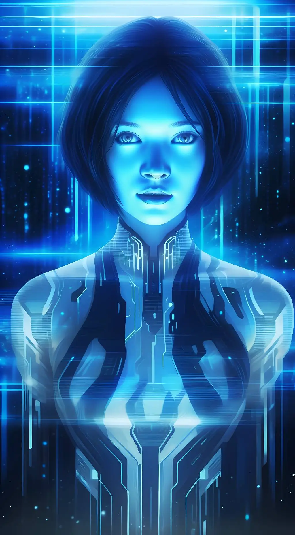 ai character: Cortana background