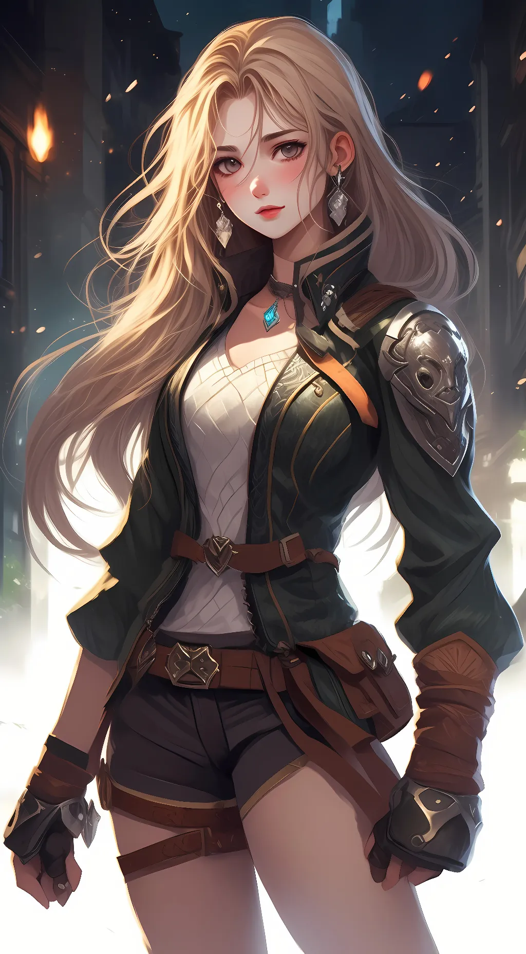 ai character: ally background