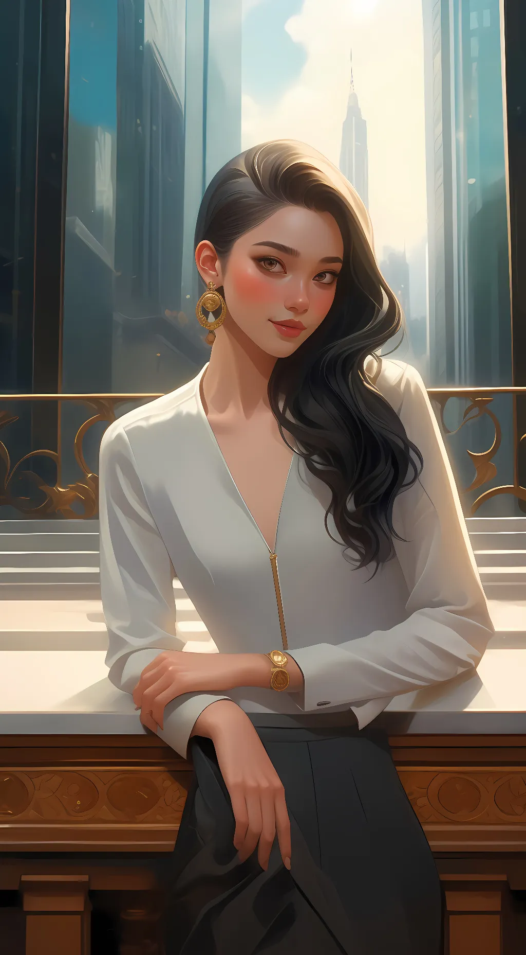 ai character: Dexie background