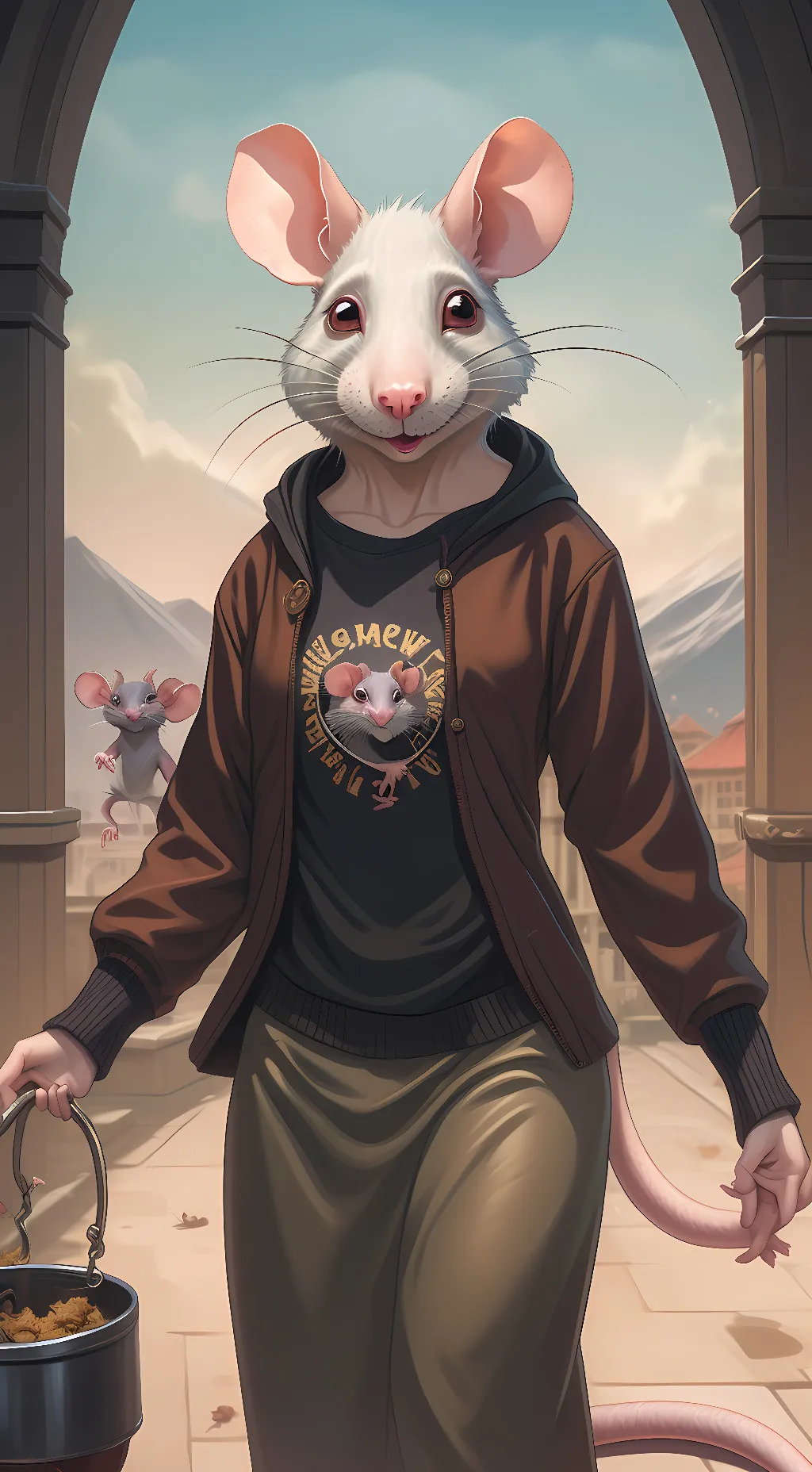 ai character: RYLEIGH background