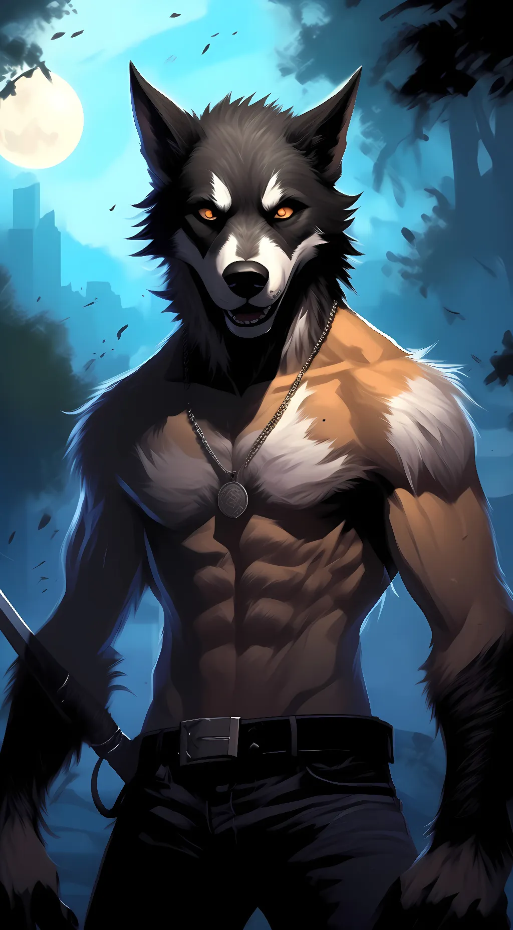 ai character: The Grizz background
