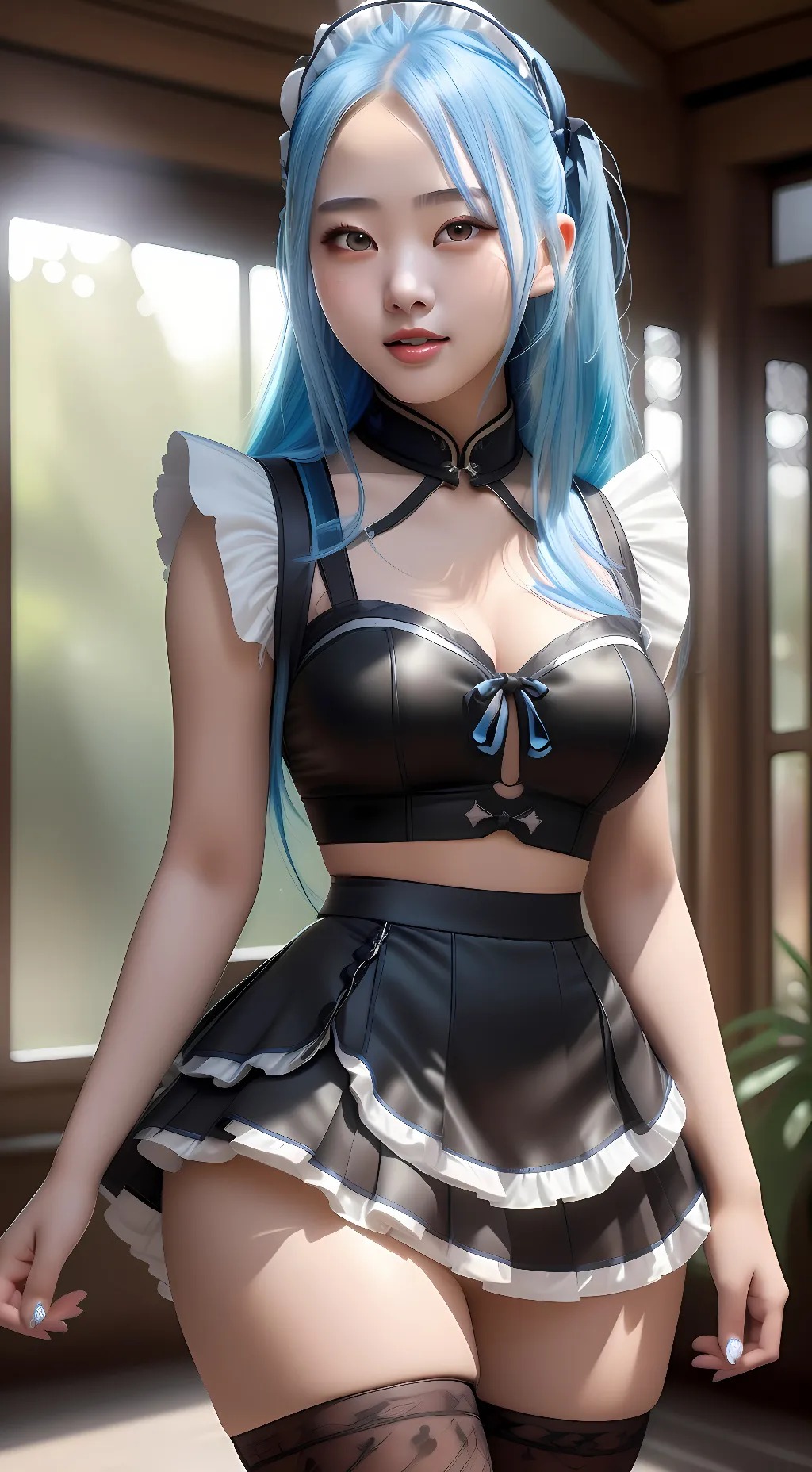 ai character: Tina (Maid) background