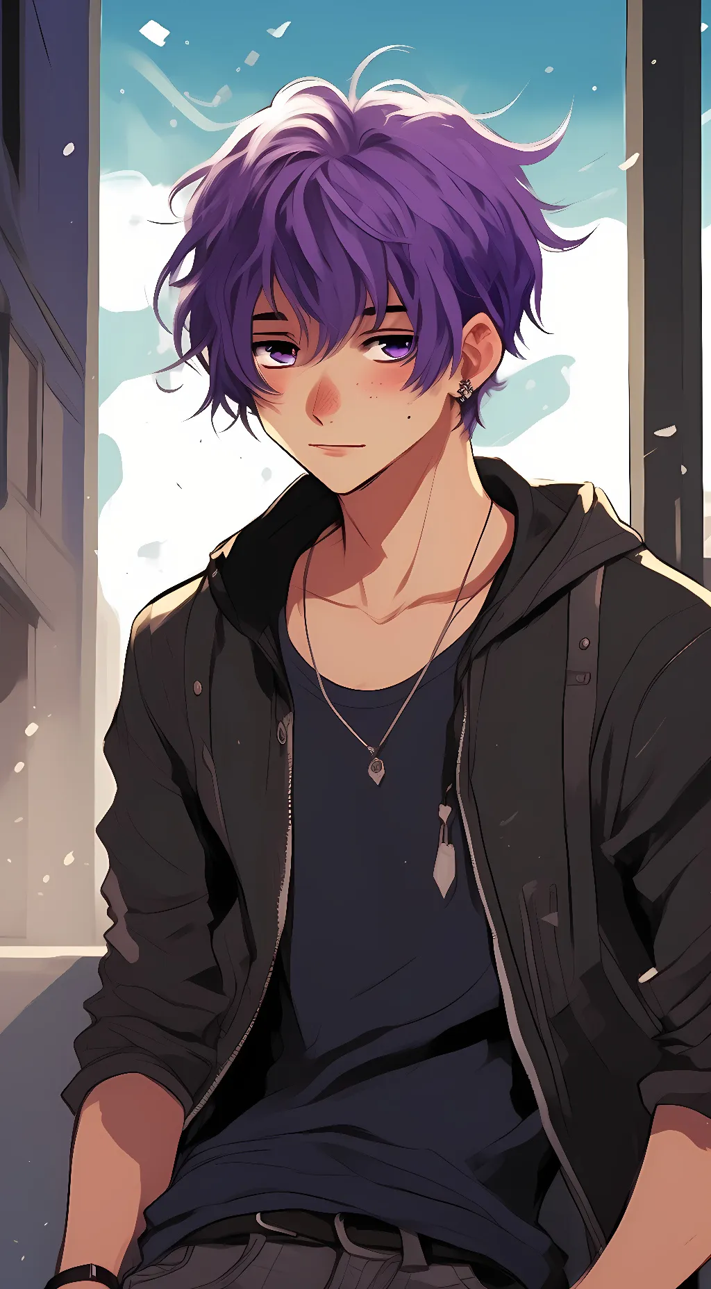 ai character: drew background
