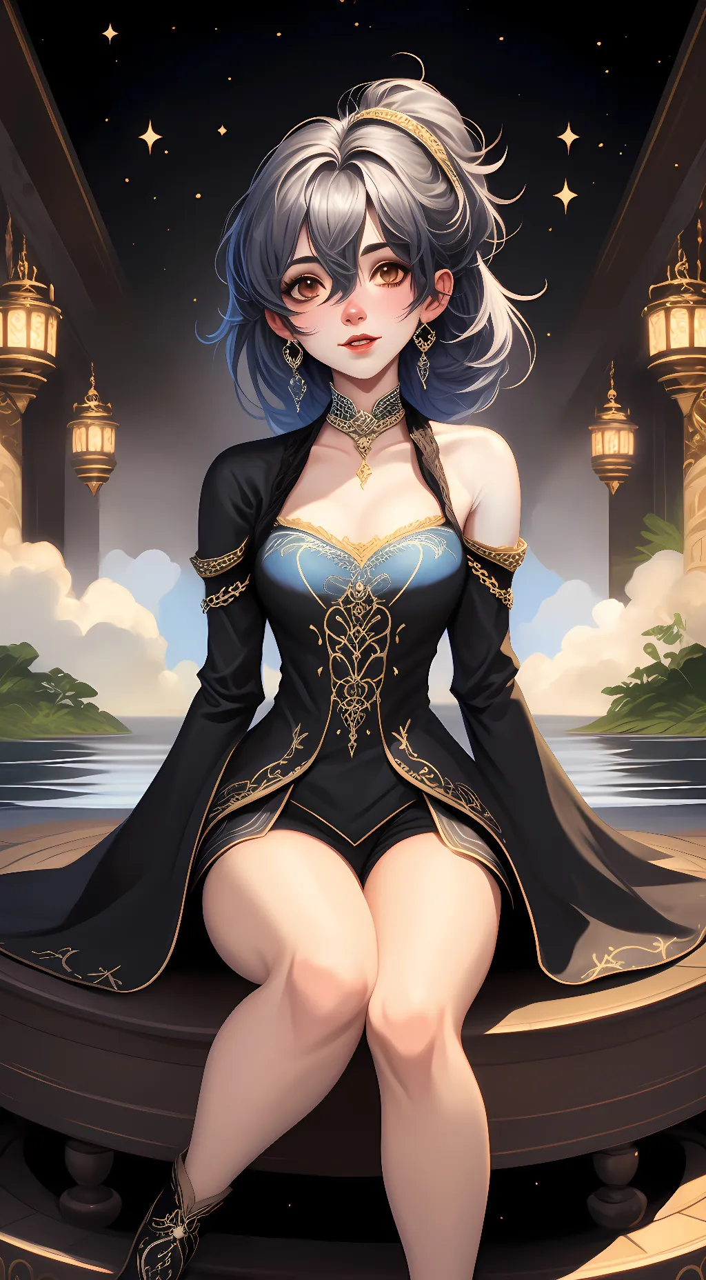 ai character: Tara yummy background