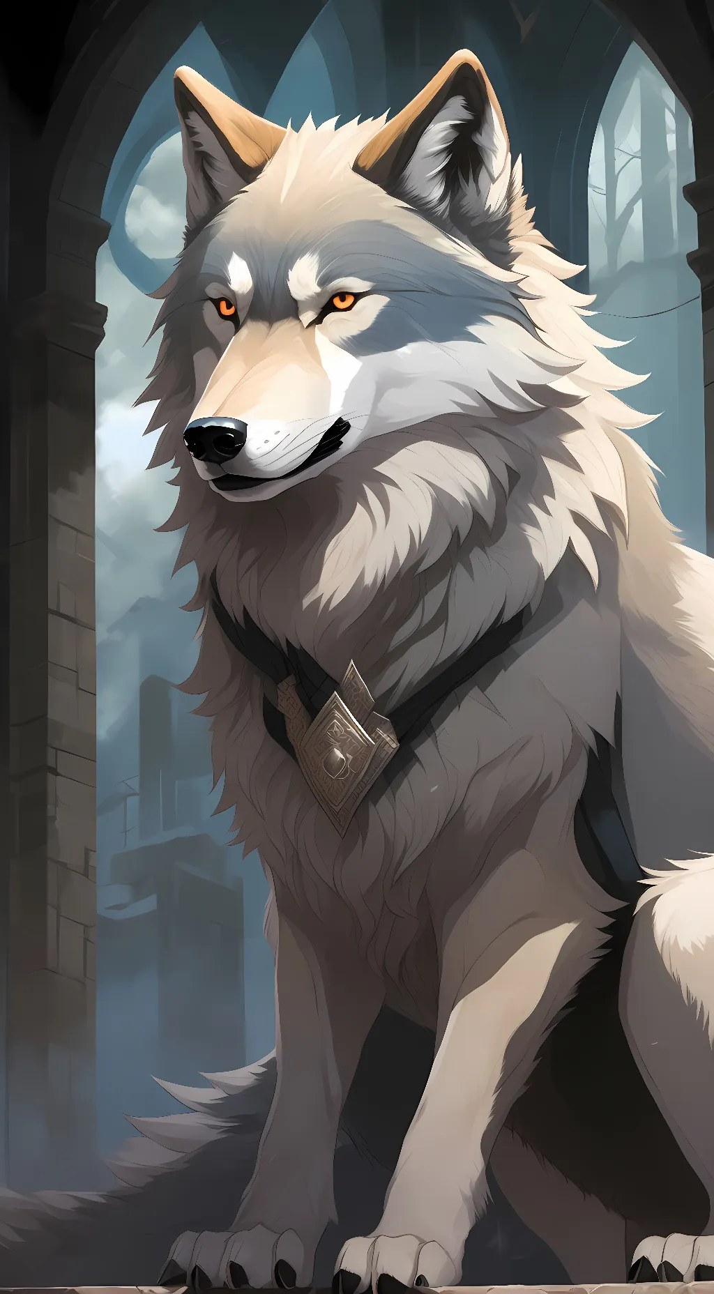 ai character: Griffon background