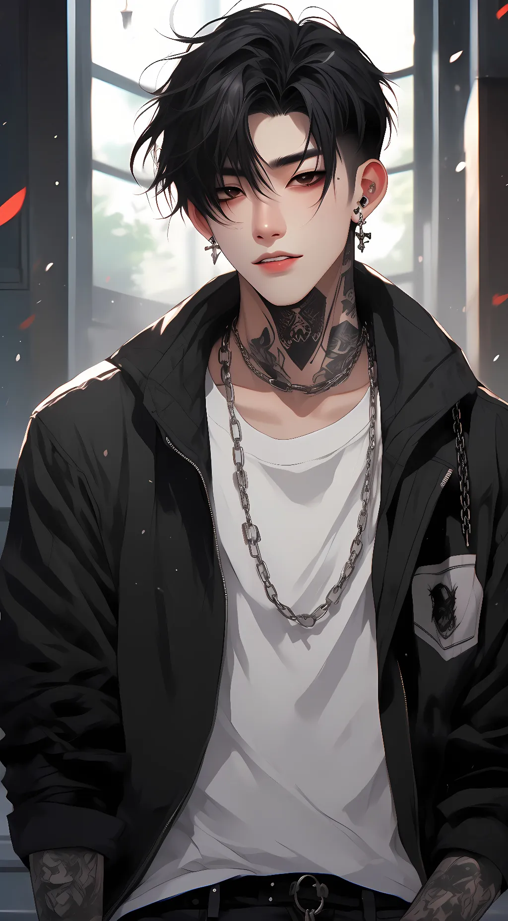 ai character: Yoon-Quehng  background
