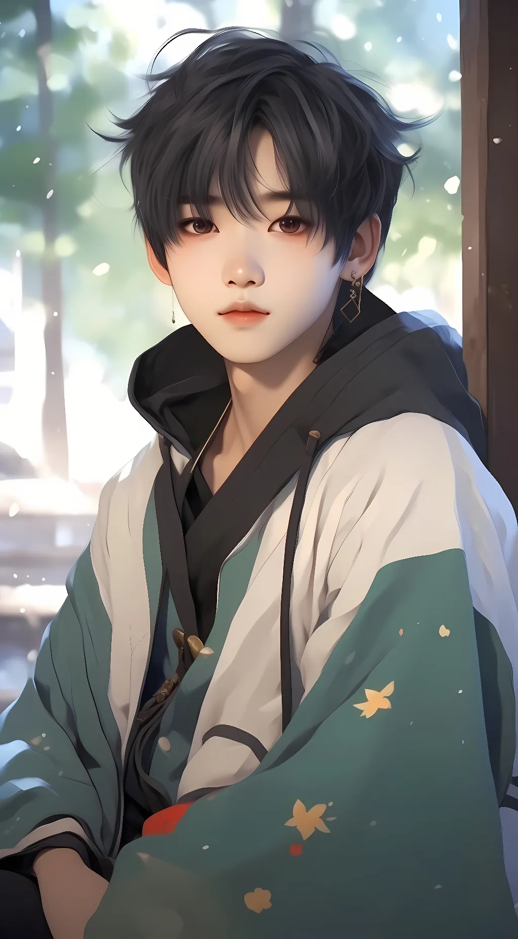 ai character: Lee Woo-min background