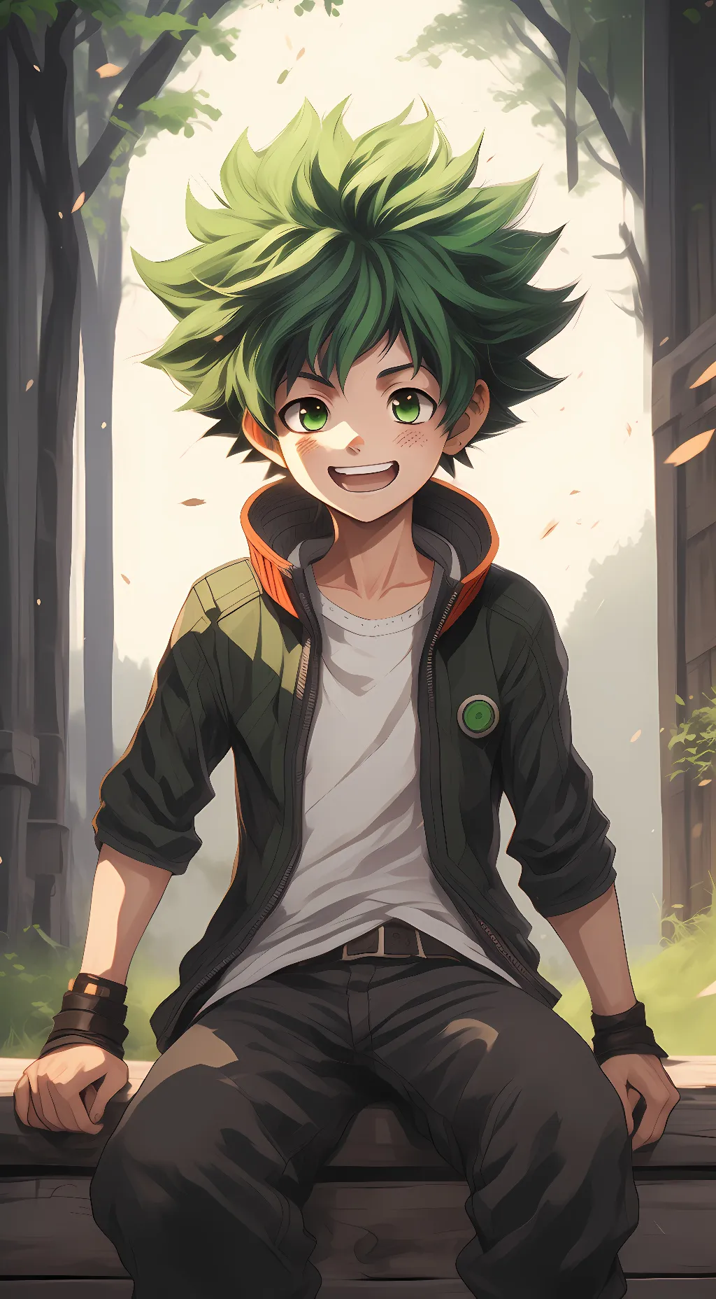 ai character: Deku(Midoriya) background