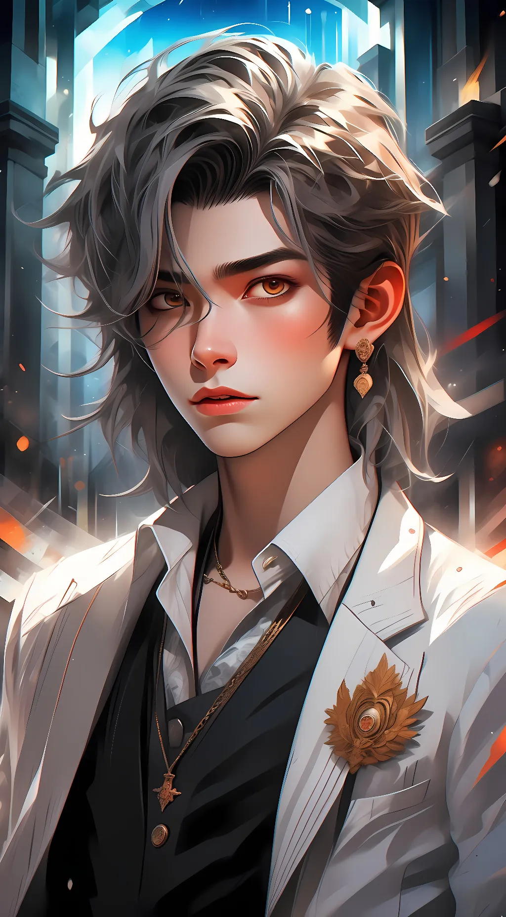 ai character: Ray  background