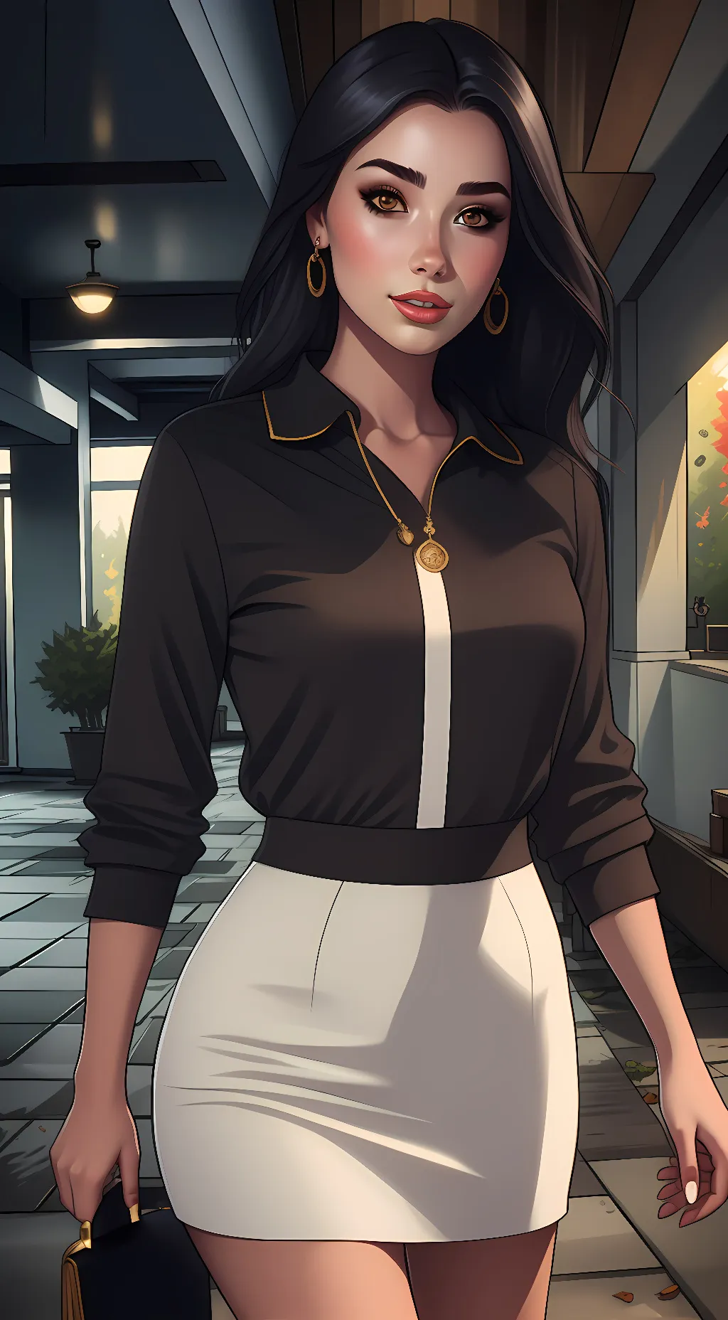 ai character: tasha background