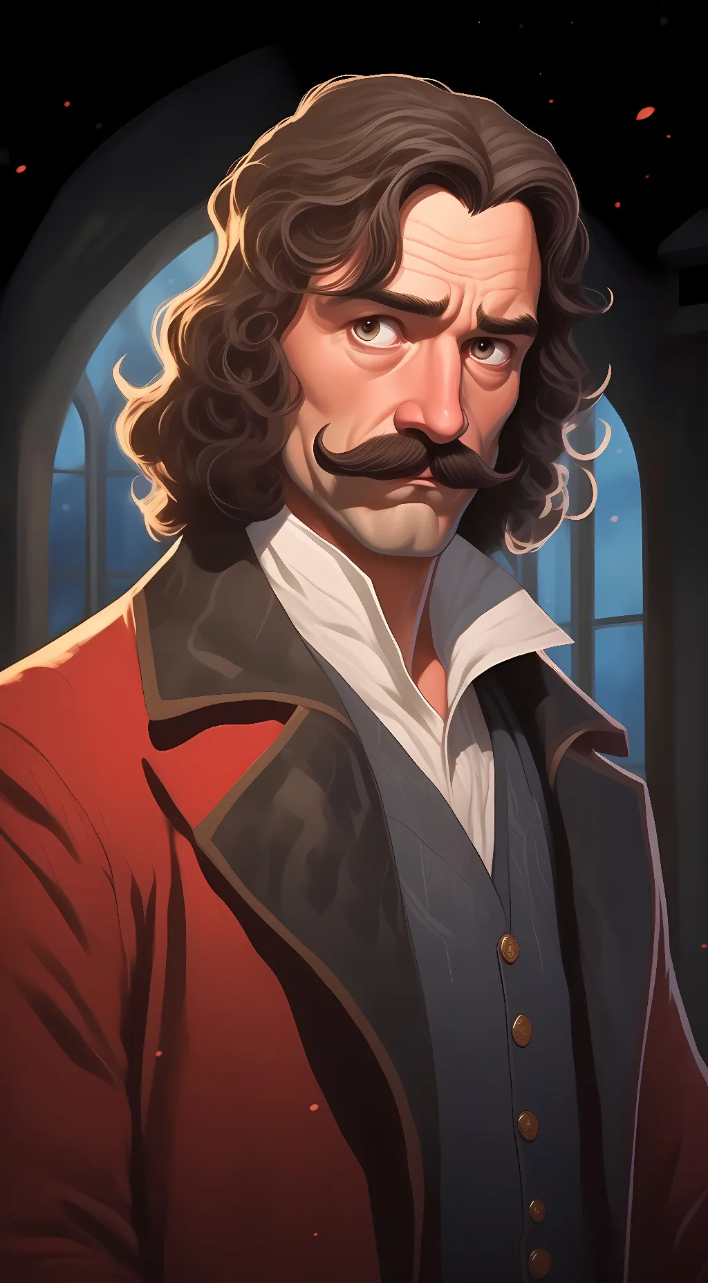 ai character: Sirius Black  background