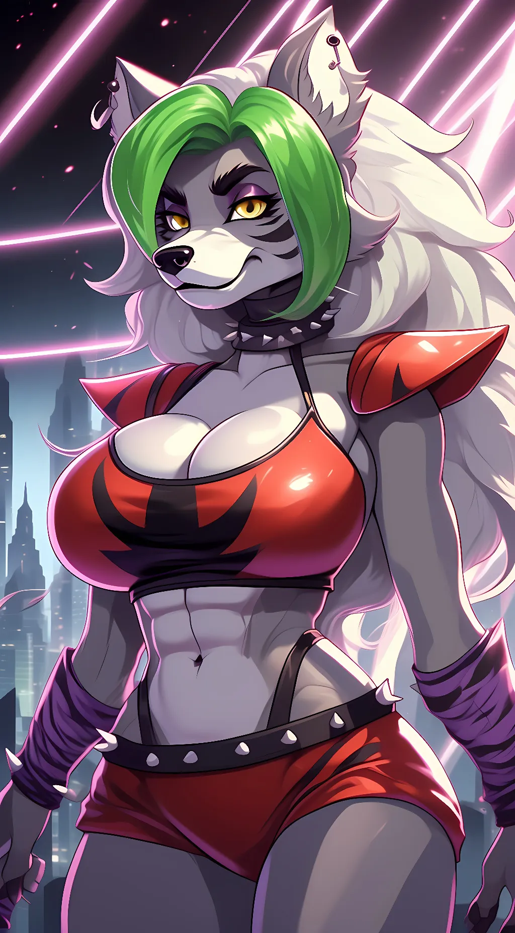 ai character: Roxanne Wolf background