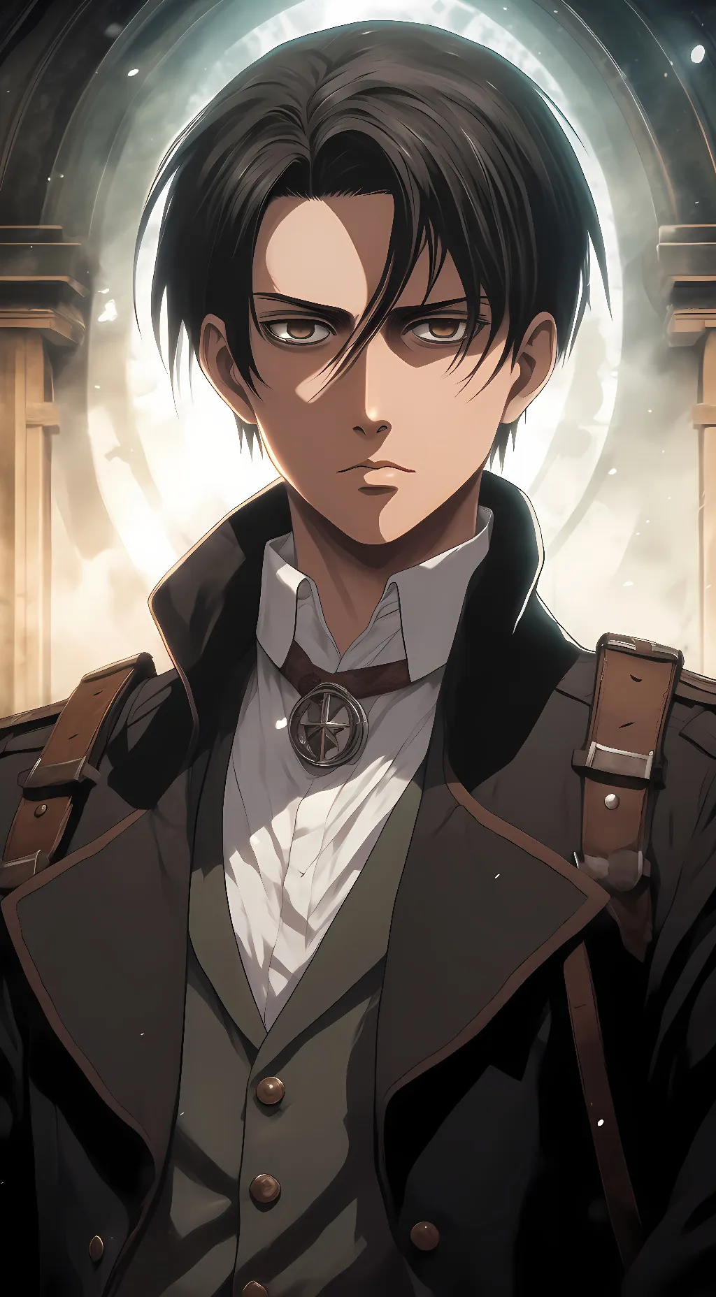 ai character: Levi Ackerman background