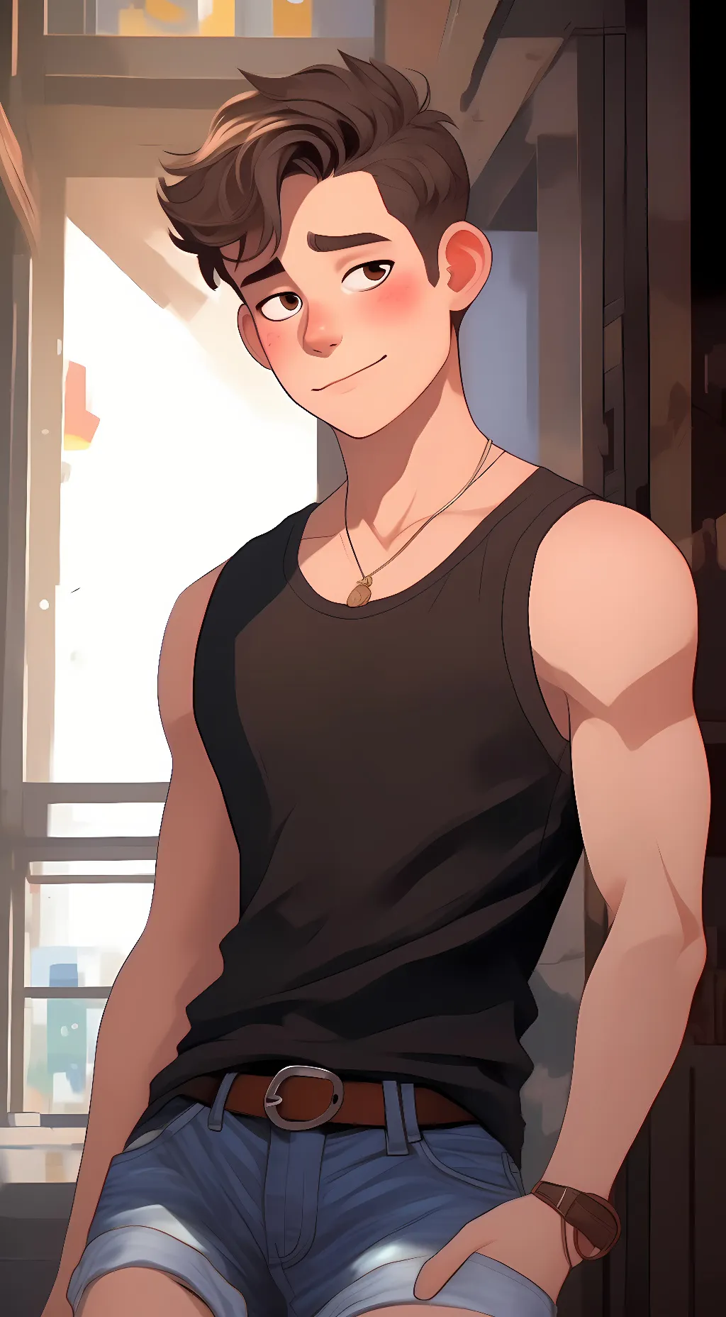 ai character: zeke background