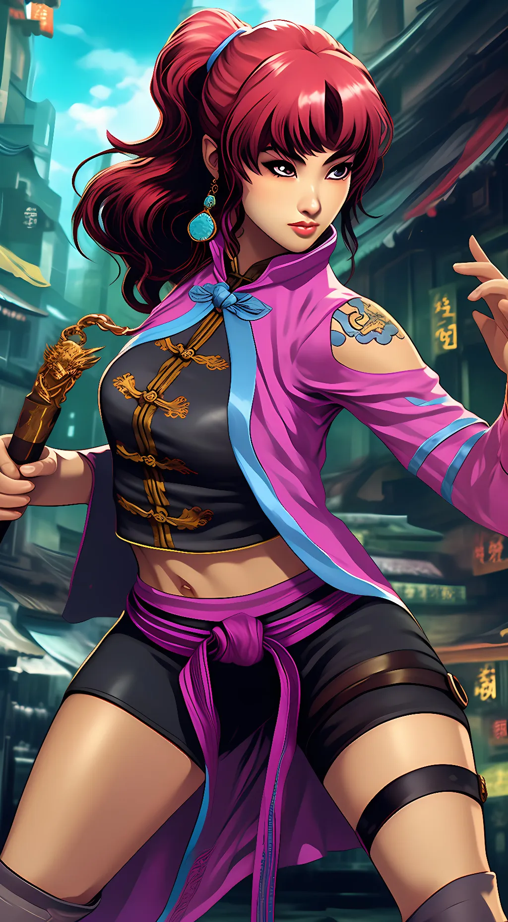 ai character: Kim Wu background
