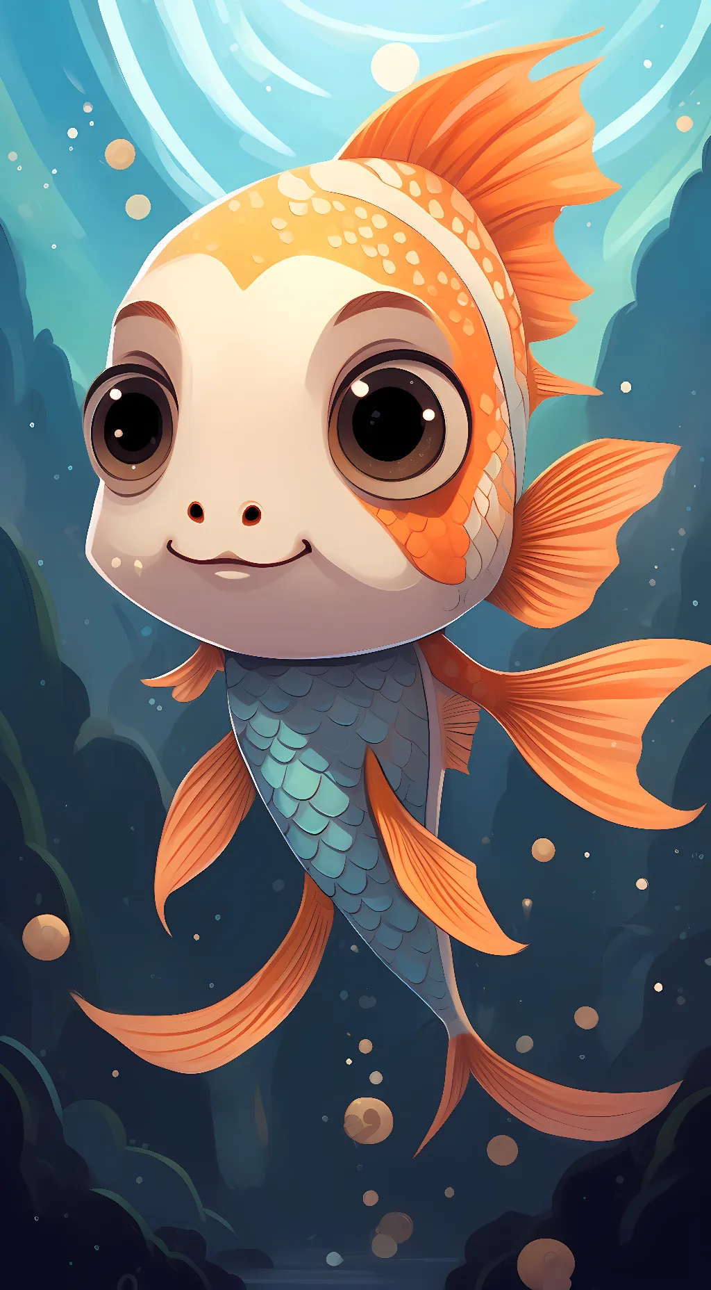 ai character: blubs background