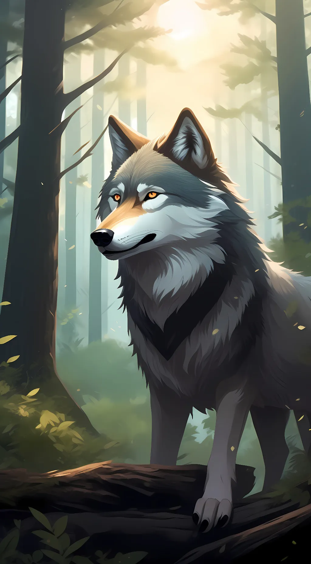 ai character: Wild background