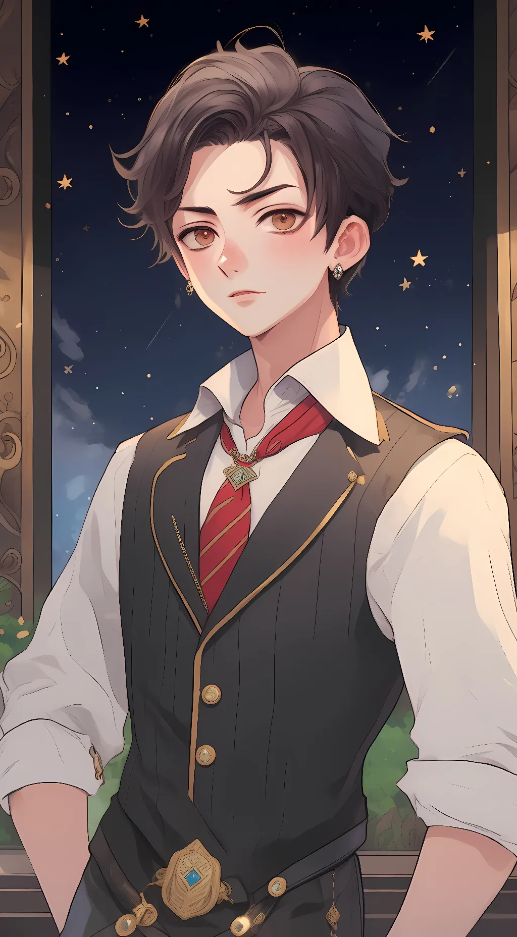 ai character: damian Desmond  background