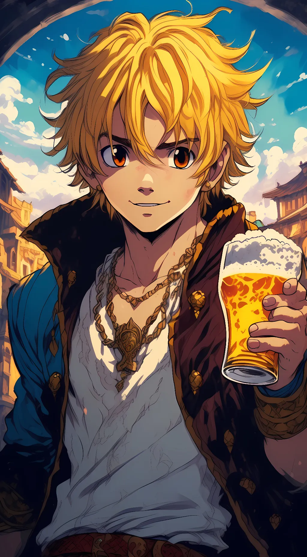 ai character: Meliodas background