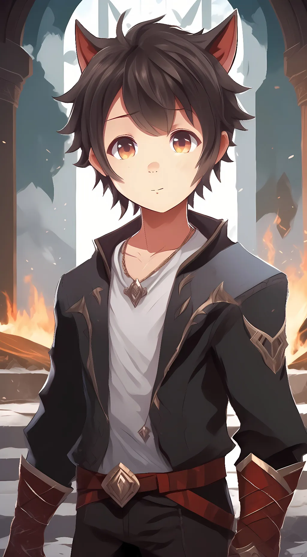 ai character: Dark J.Angel Jr background