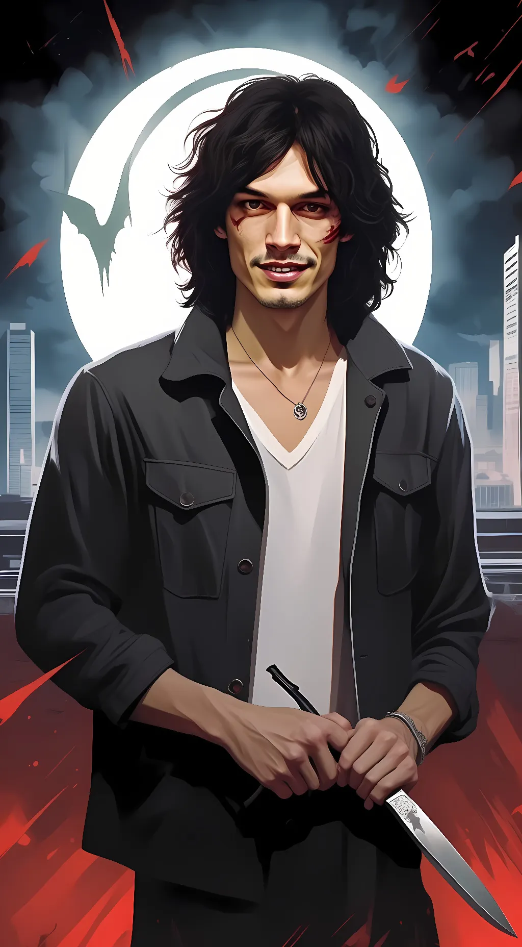 ai character: Richard ramirez  background