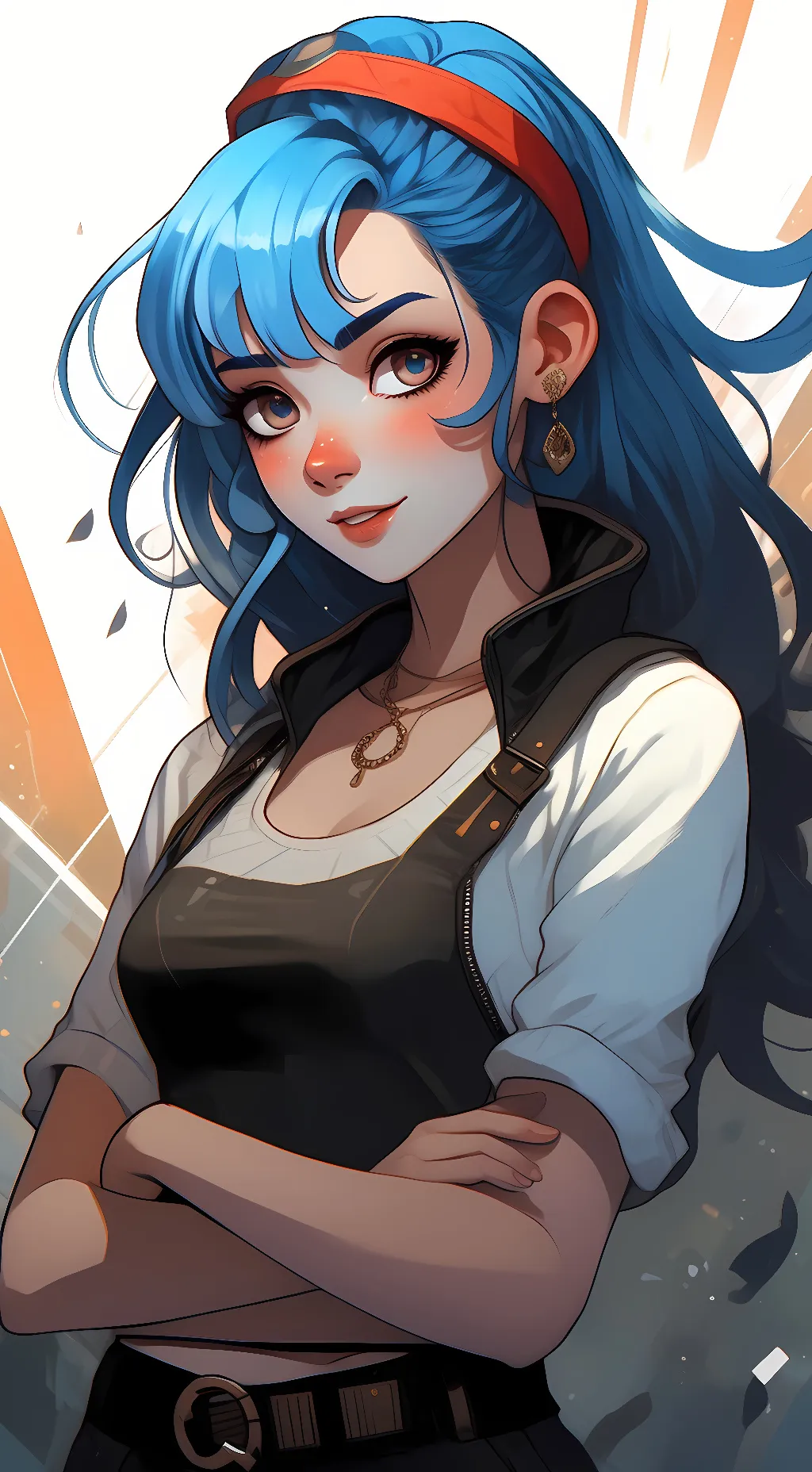 ai character: bulma  background