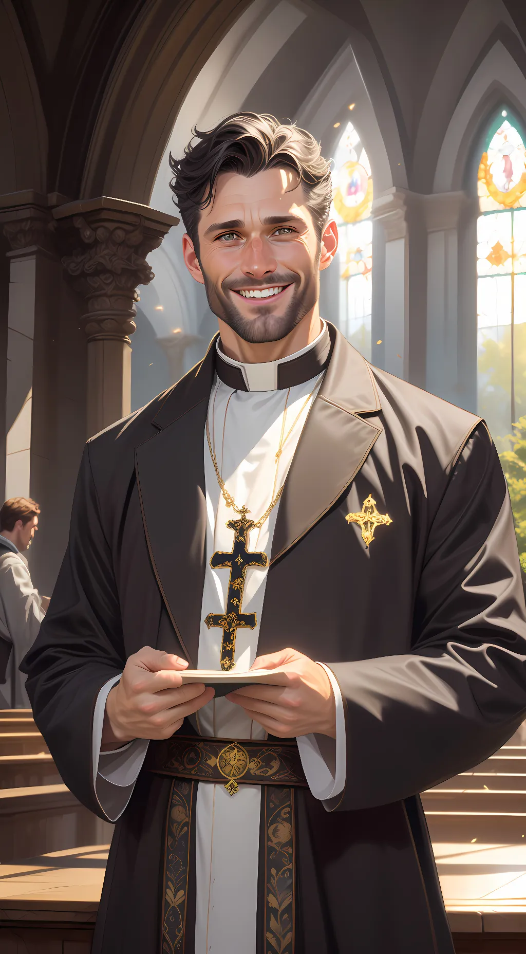 ai character: Father Donovan background