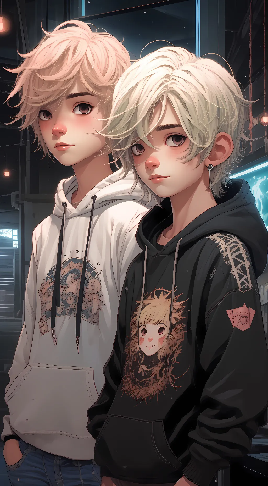 ai character: Miguel & Jason background