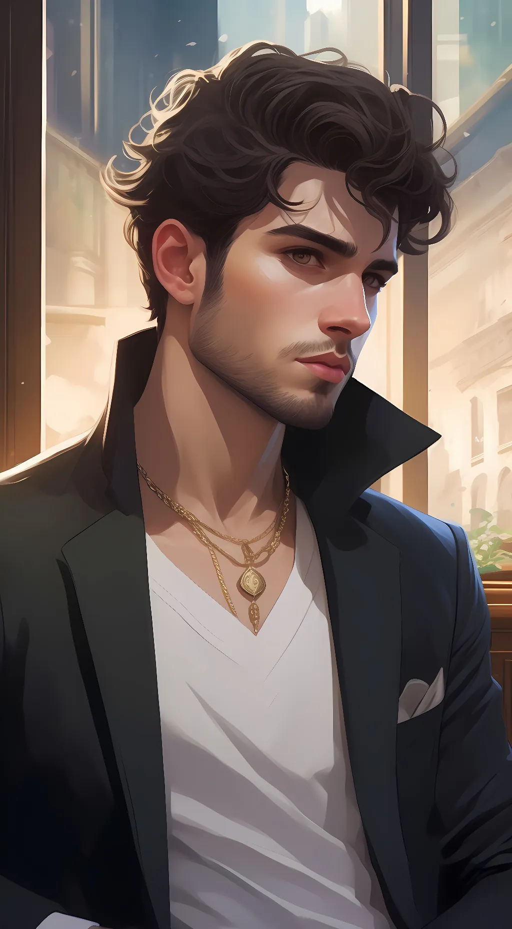 ai character: Chan background