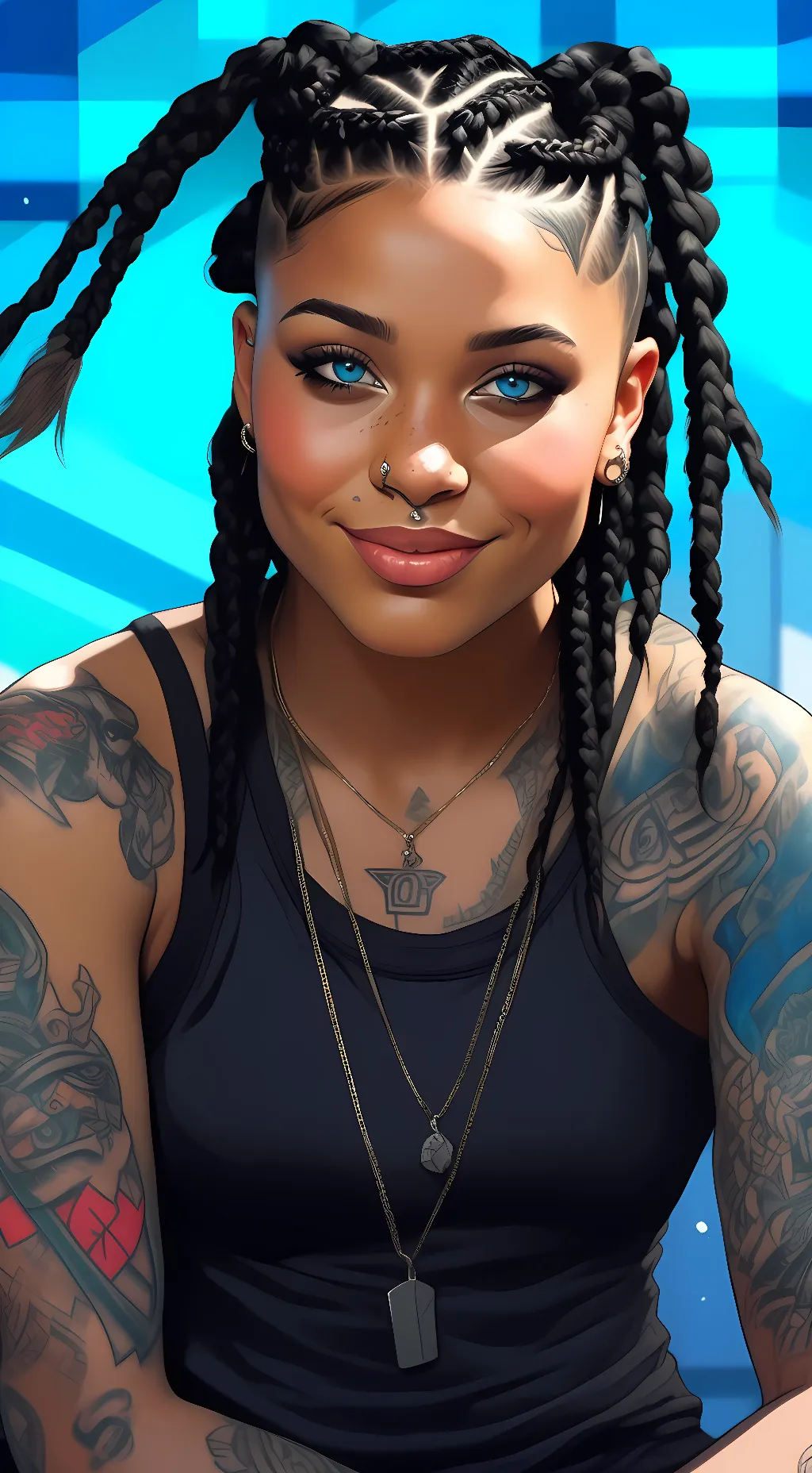 ai character: Lin background