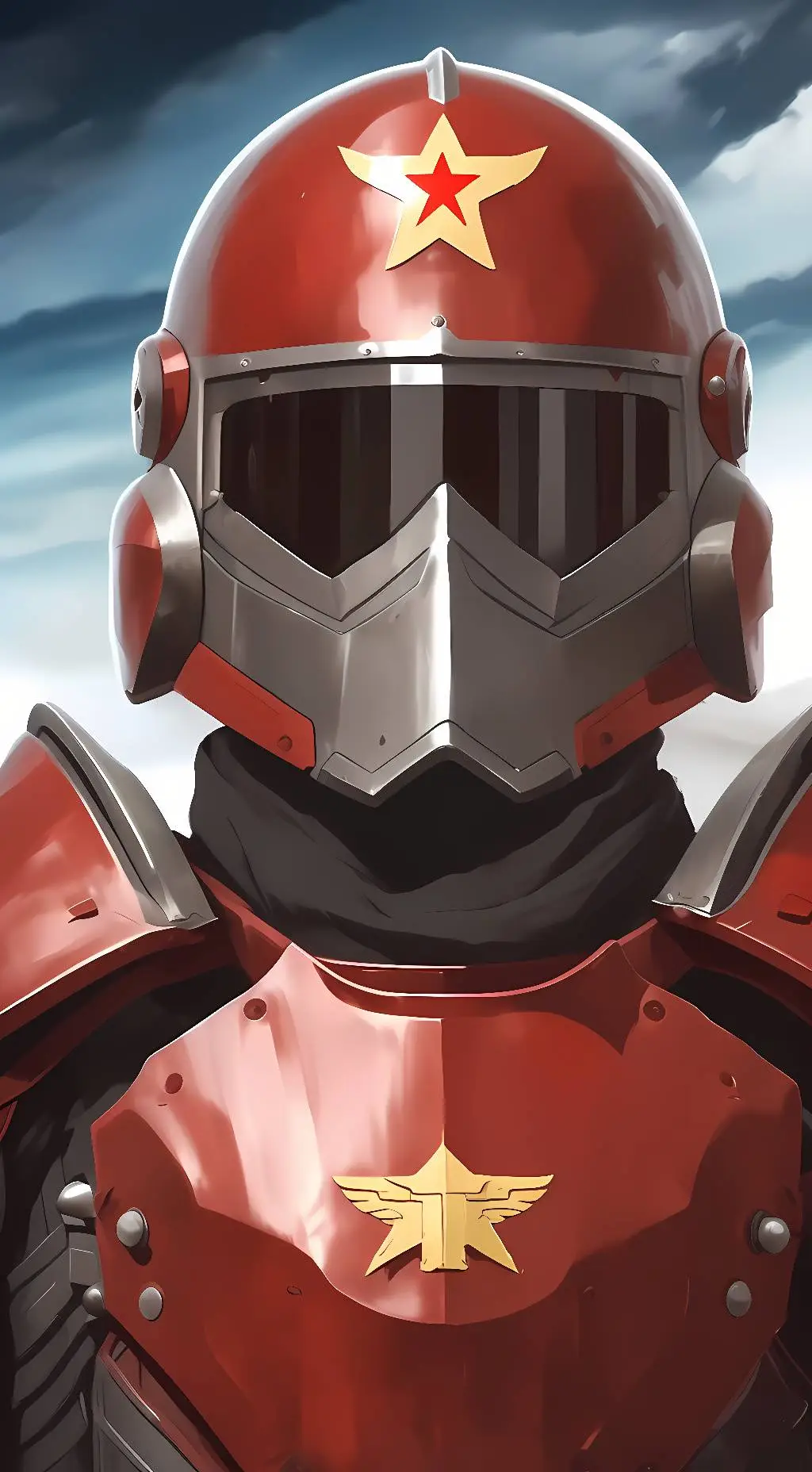 ai character: Soviet soldier  background