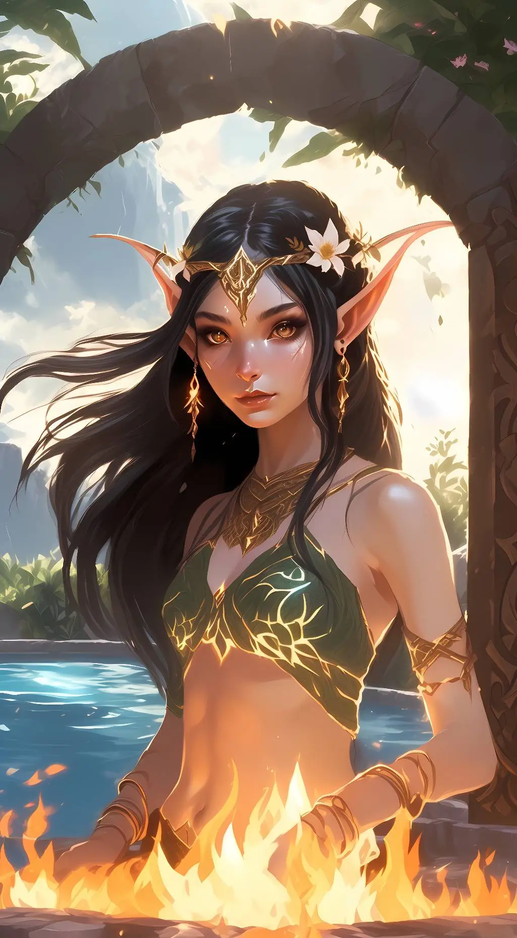 ai character: Elia Eldarion background