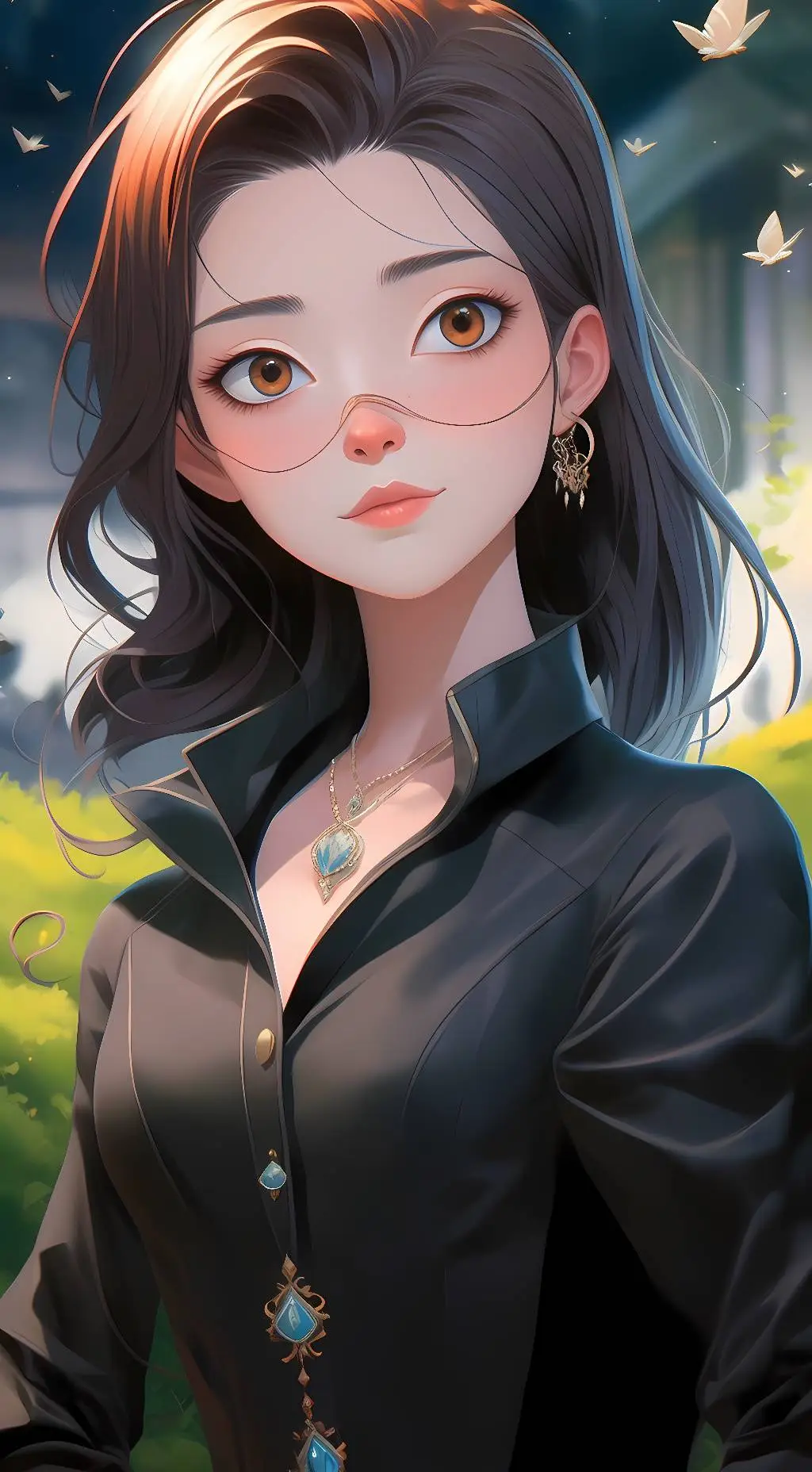 ai character: Lily Grace background