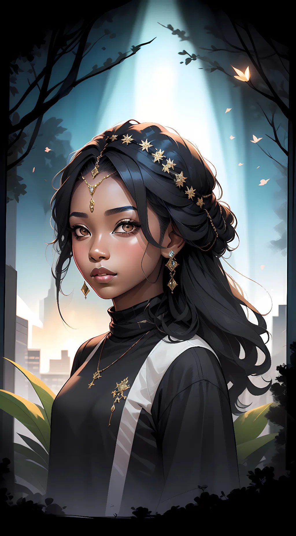 ai character: Lily Anderson background