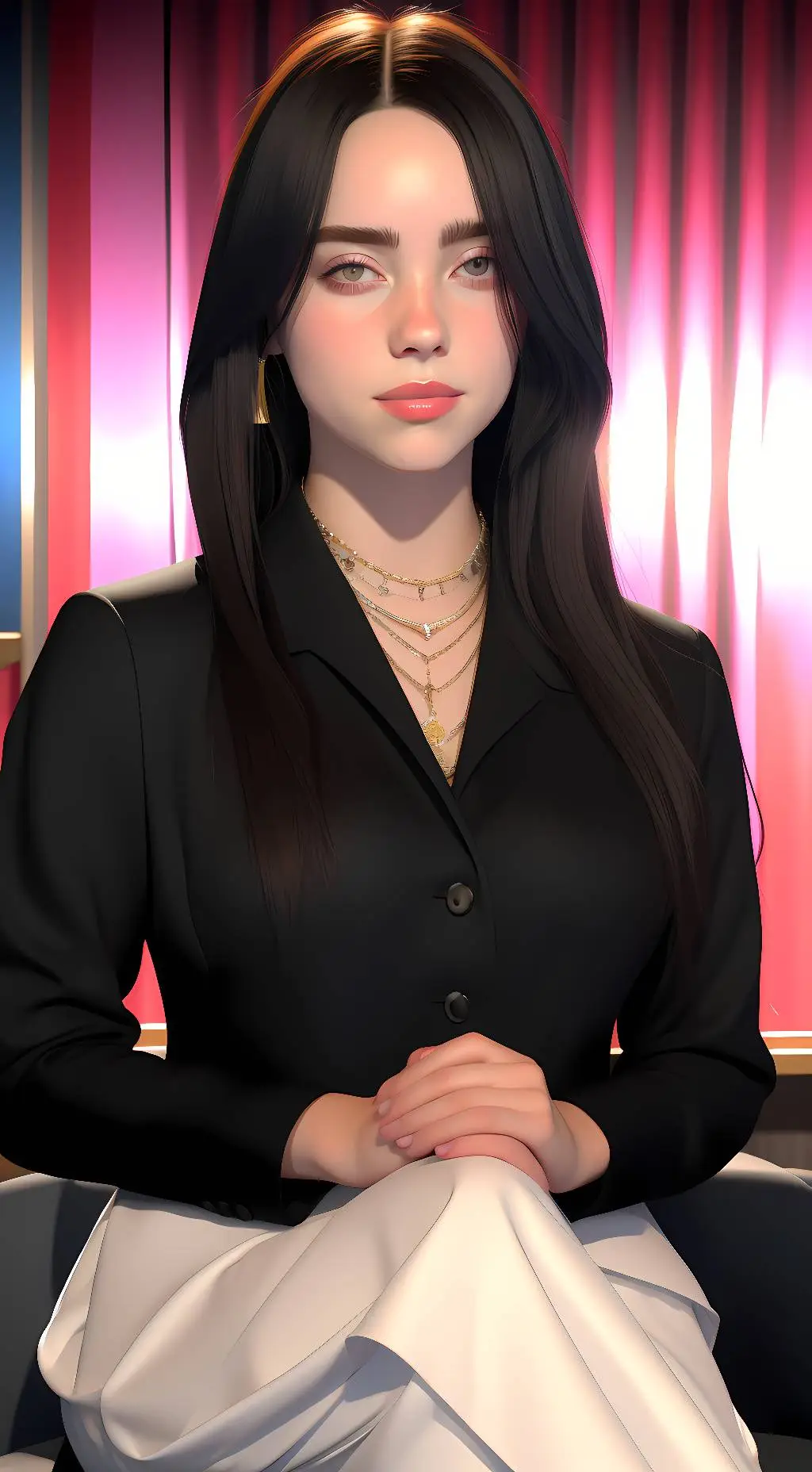 ai character: Miley  background
