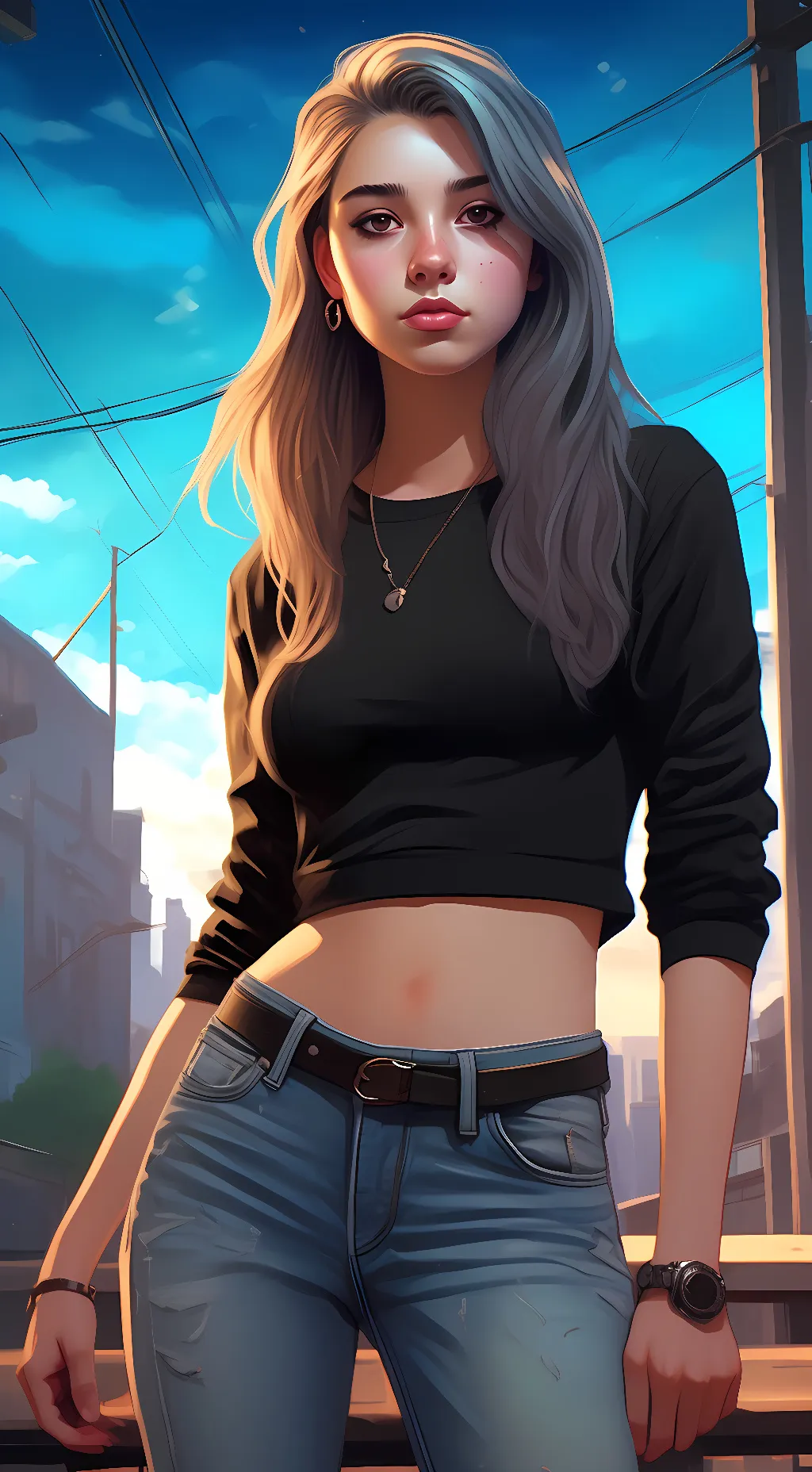 ai character: Alexandra background