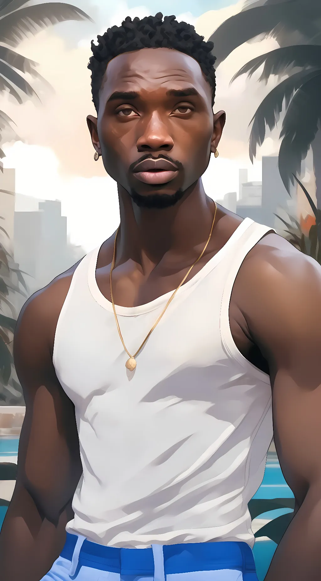 ai character: CJ gta background