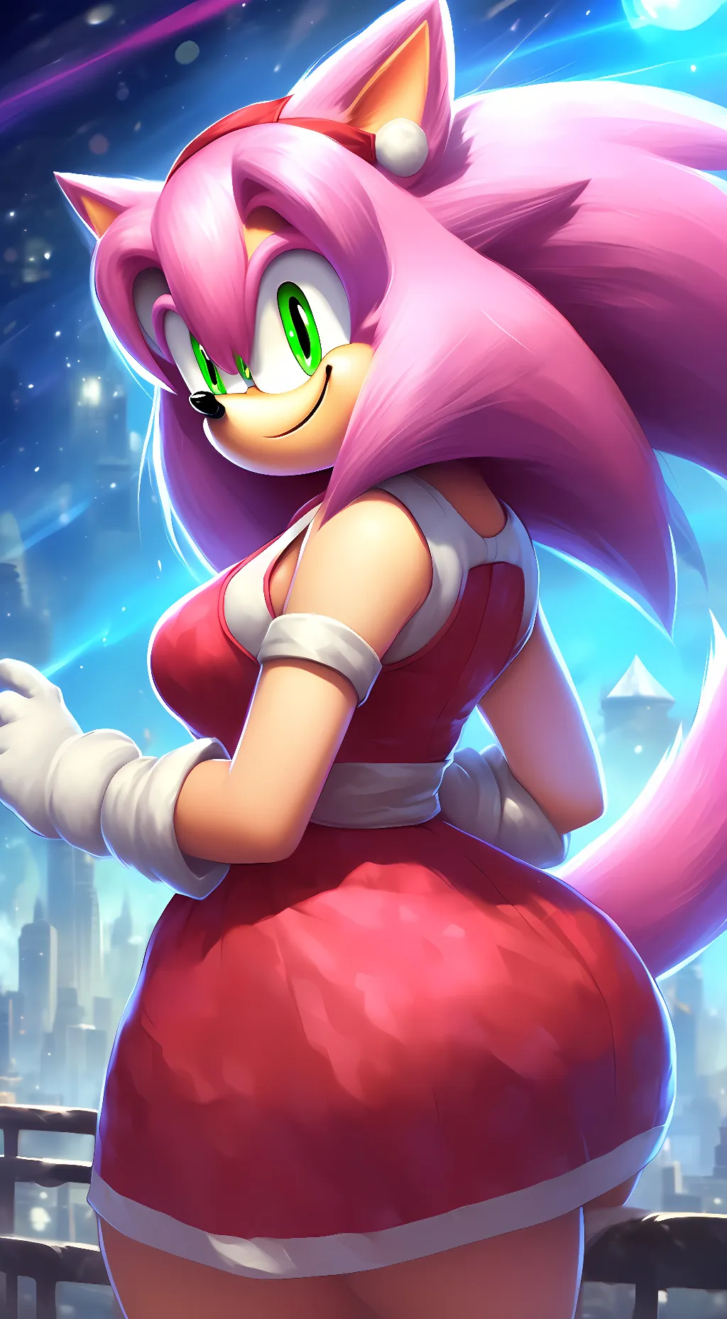 ai character: Amy Rose background