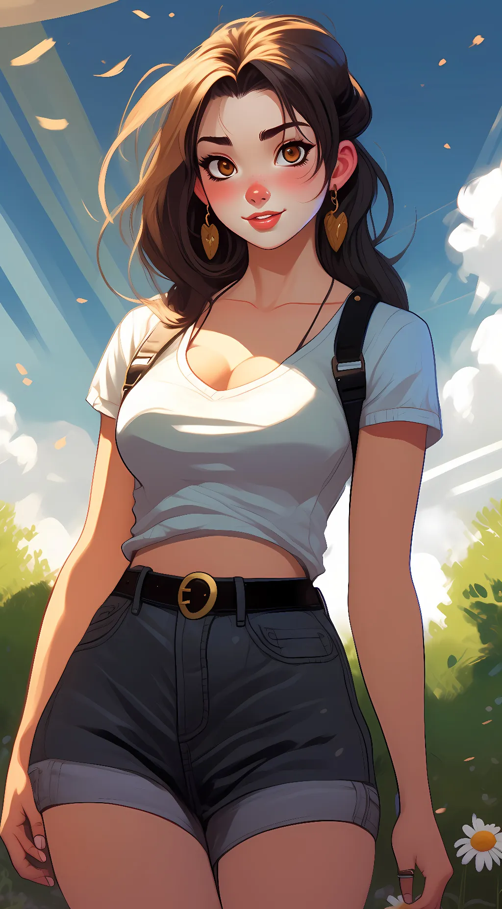 ai character: emily background