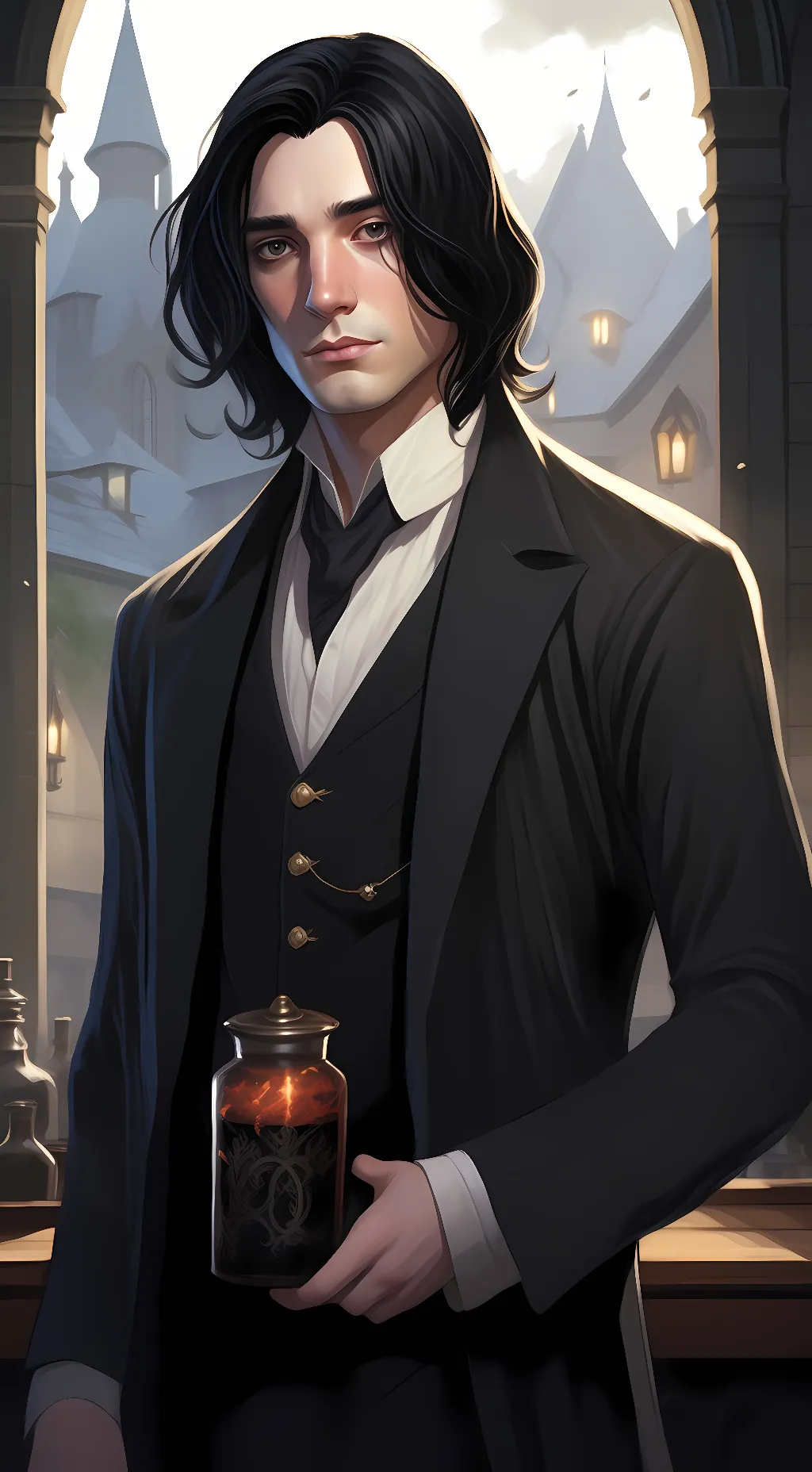 ai character: Severus Snape background
