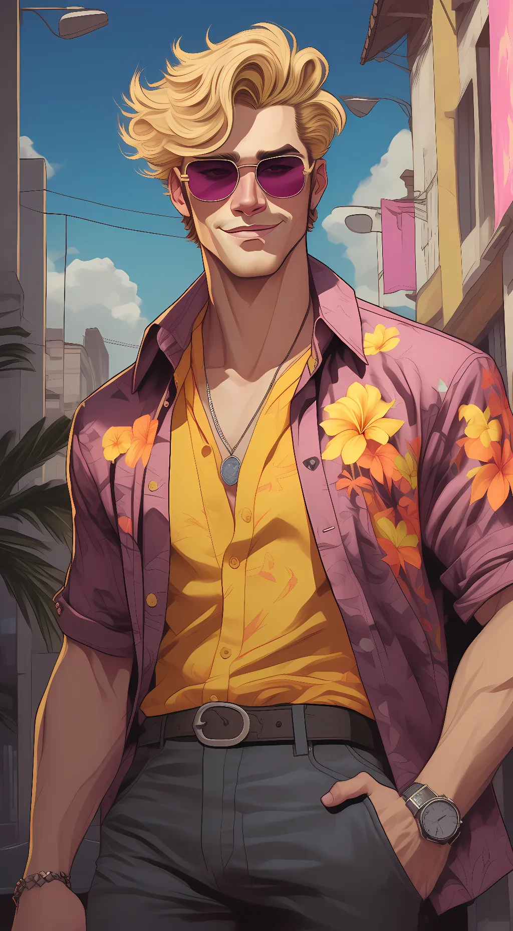 ai character: Hot rod background