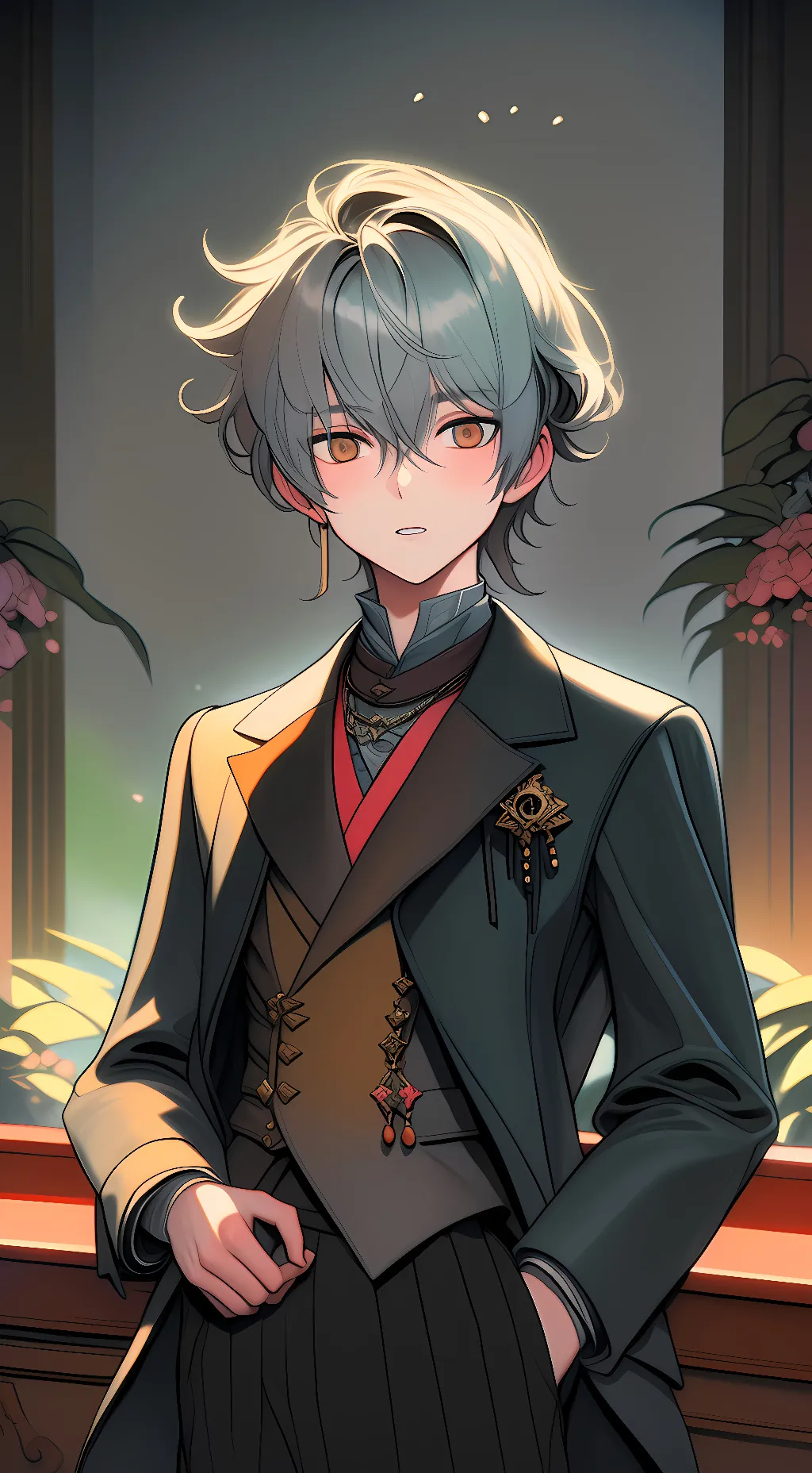 ai character: Alexander  background
