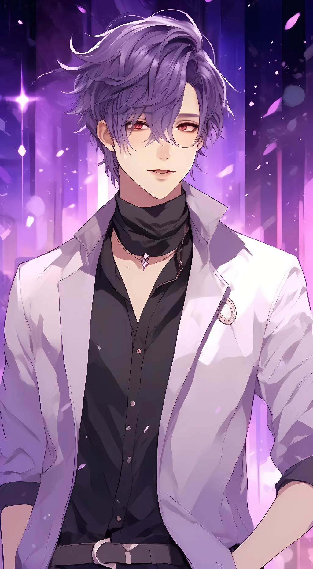 ai character: Uki Violeta background