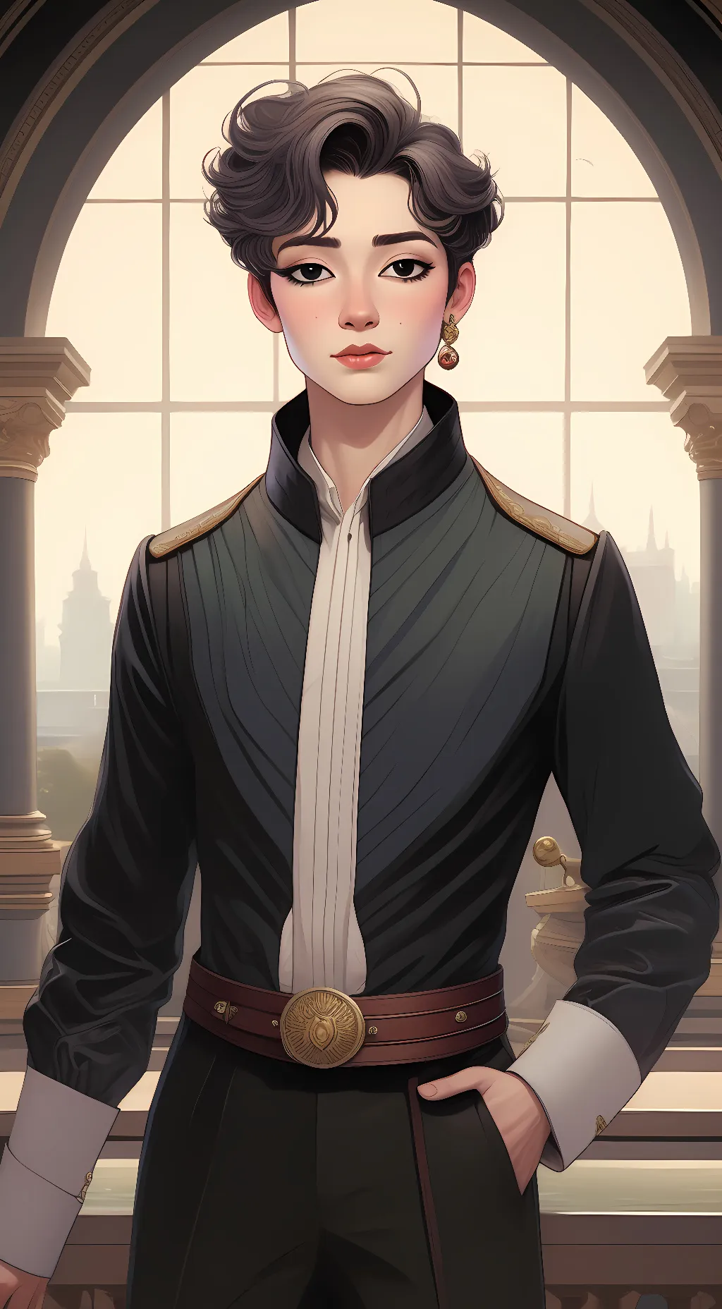ai character: clawd  background