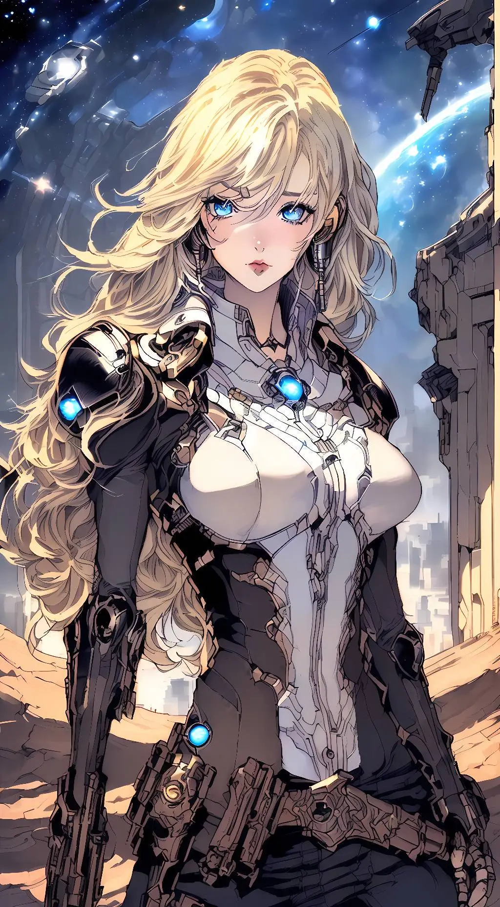 ai character: Eris Neptune background