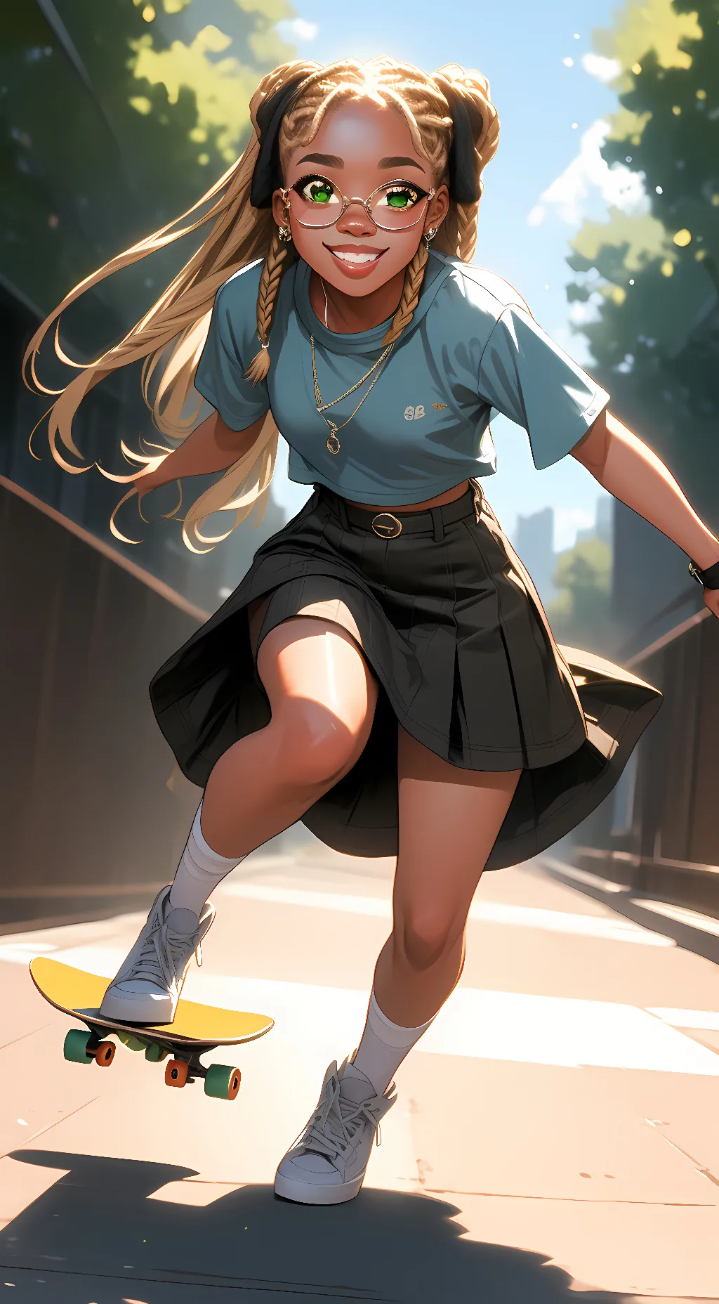 ai character: Demi  background