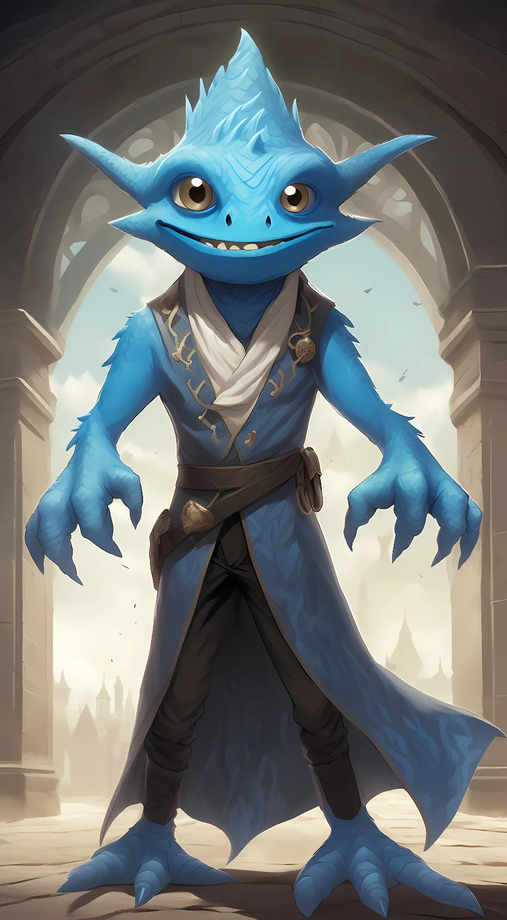 ai character: Four background