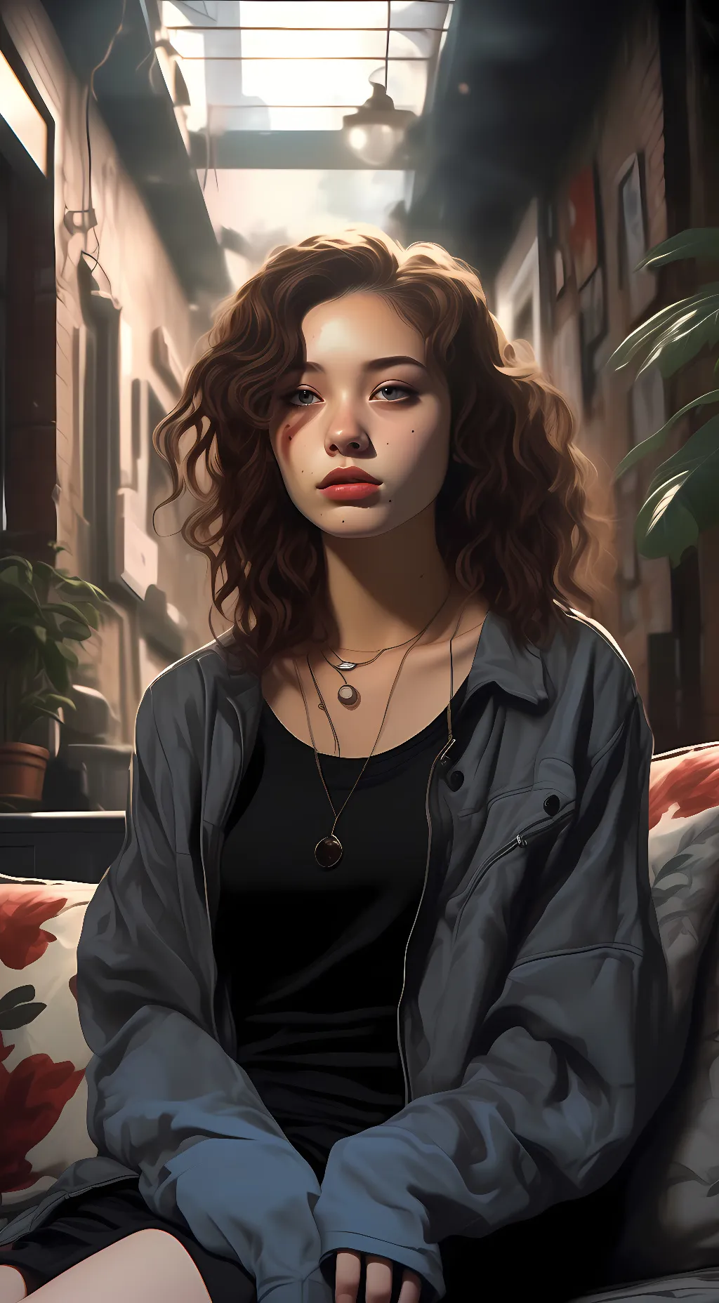 ai character: Grace  background